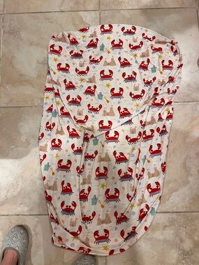 Little sleepies beach buddies crib sheet